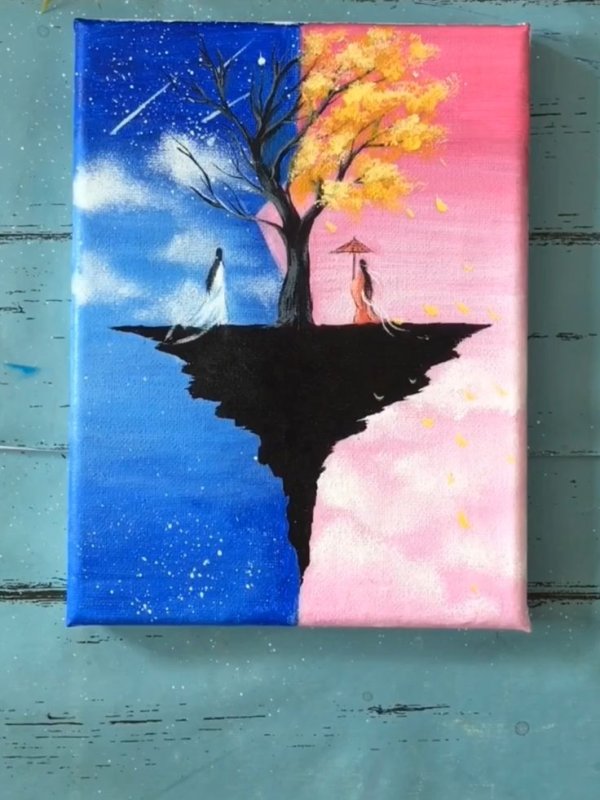 Рисунки гуашью