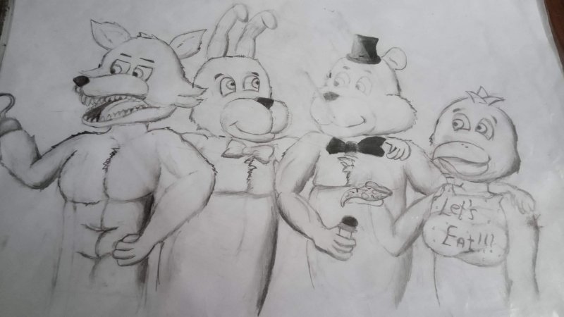 Фредди рисунок