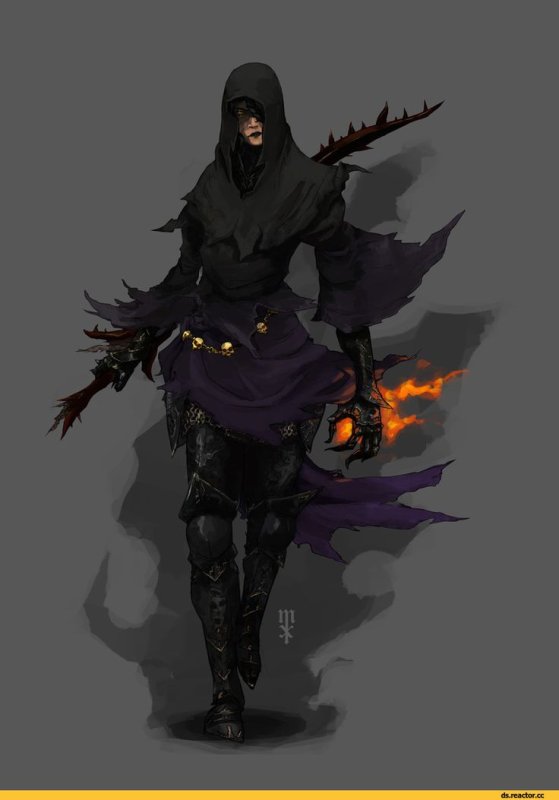 Dark Souls Пиромант арт