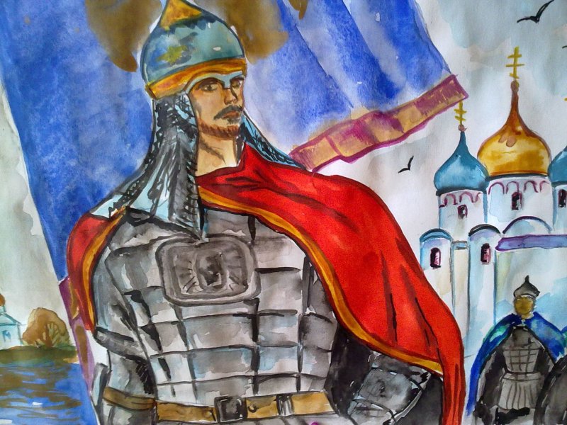 Александр Невский портрет