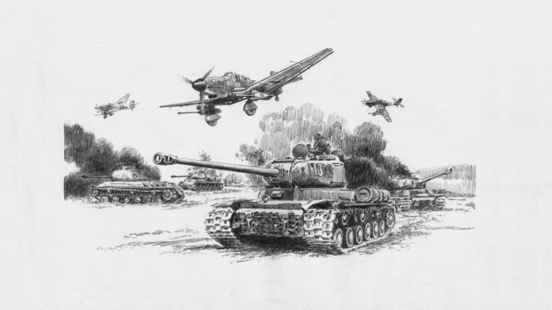 Военные рисунки