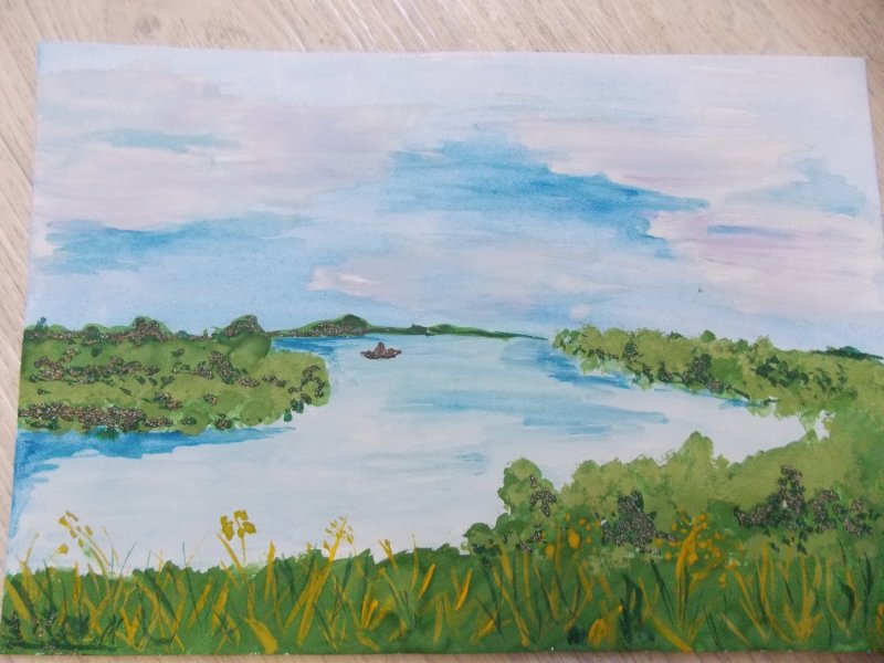 Рисунок мой родной край