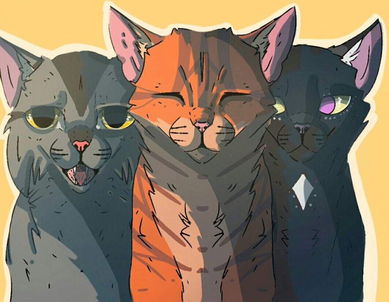 Коты Воители Крутобок и Огнезвезд