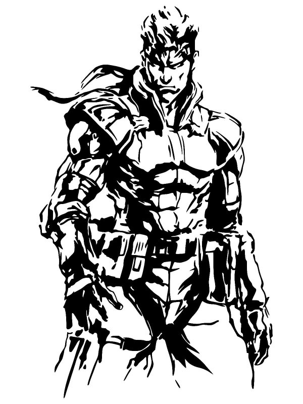 Metal Gear тату эскиз