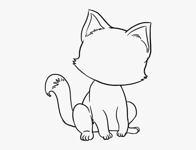 Раскраска. Котики