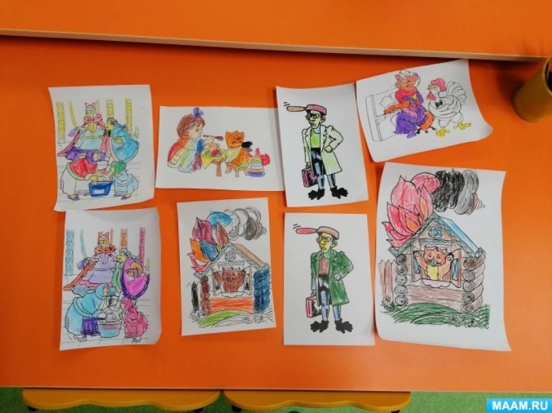 Маршак рисунки к произведениям