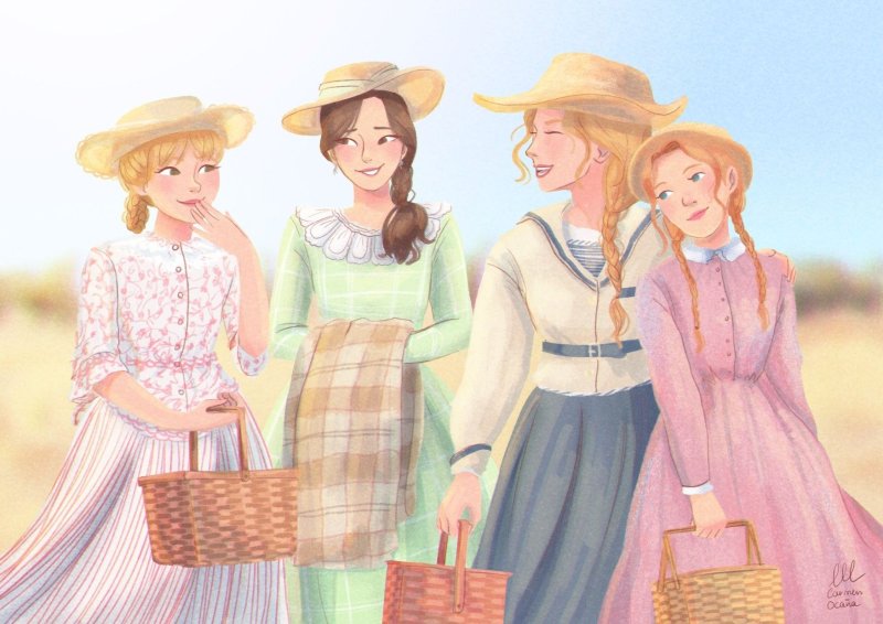 Три женщины рисунок