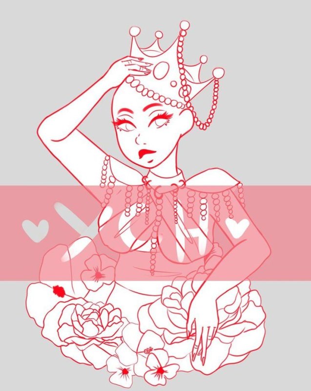 Позы для рисования Королева