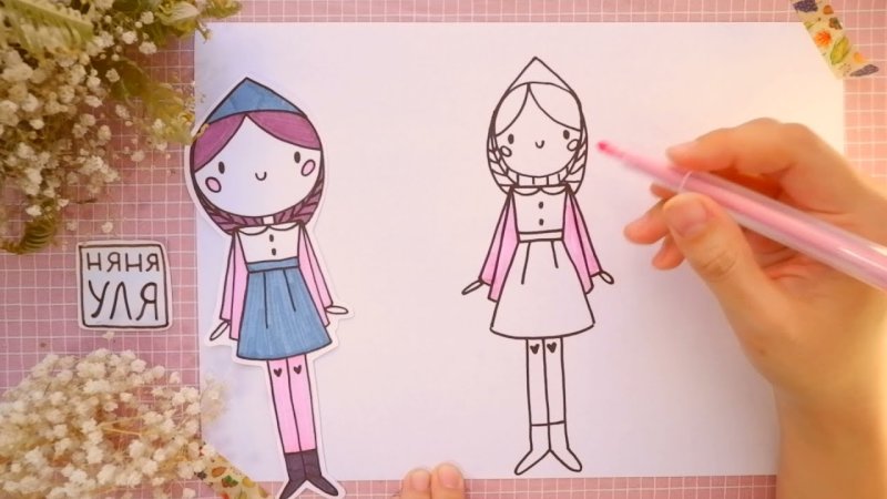 Няня Уля уроки рисования для детей