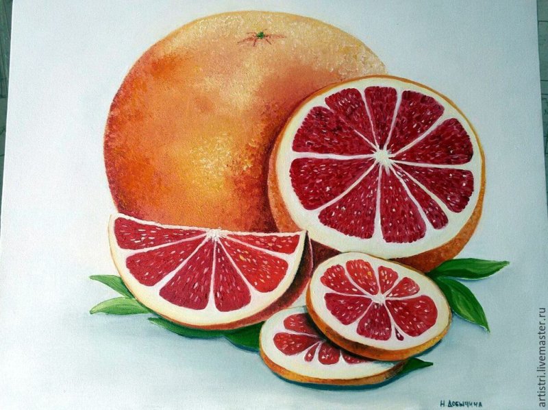 Фрукты в разрезе