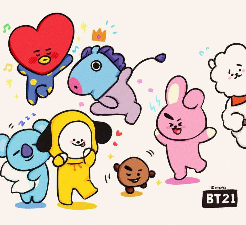 BTS игрушки bt21