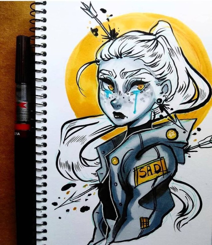 классные рисунки для скетчбука