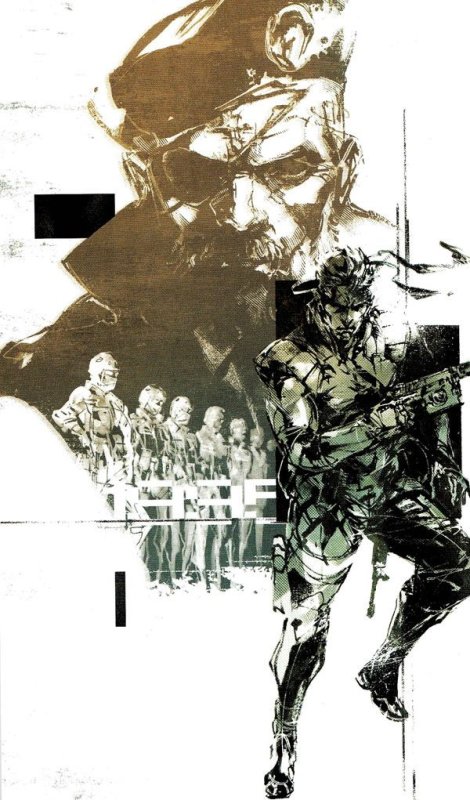 Solid Snake Art Yoji Shinkawa