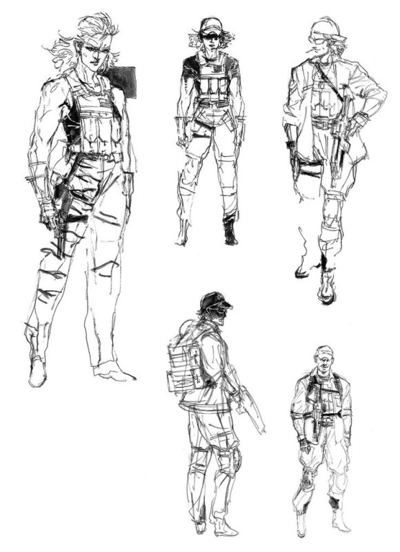 Metal Gear Solid 1 Concept Art