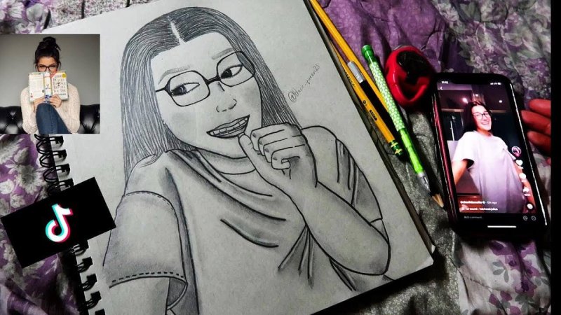 Рисунки из тик тока для срисовки