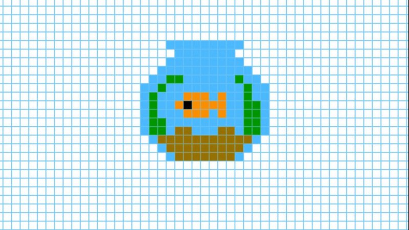 Рисунки по клеткам маленькие