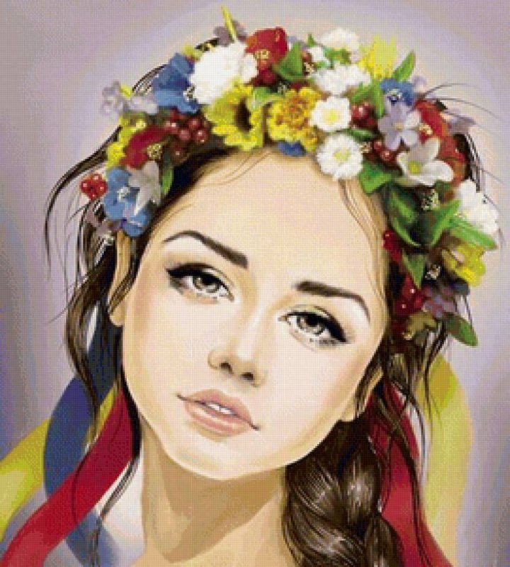 Портрет с венком