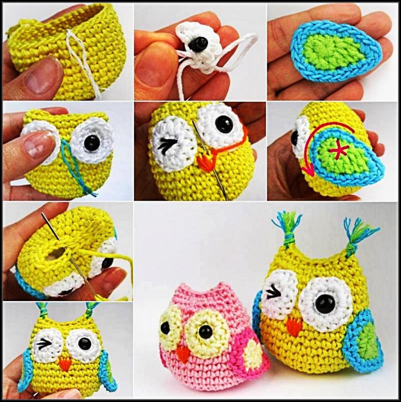 Игрушки амигуруми Сова