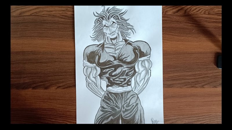 Hanma Yujiro Sketch Art