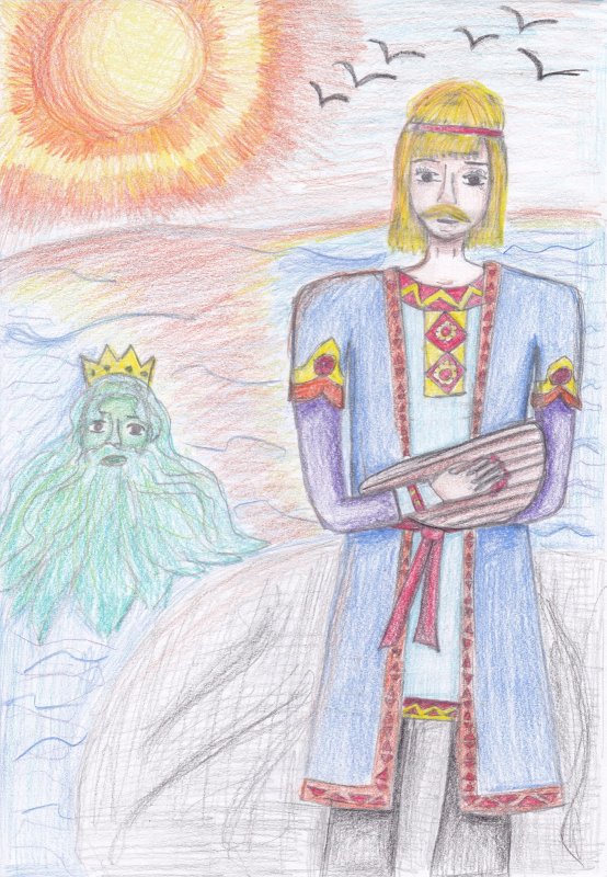 Рисунок к опере Садко