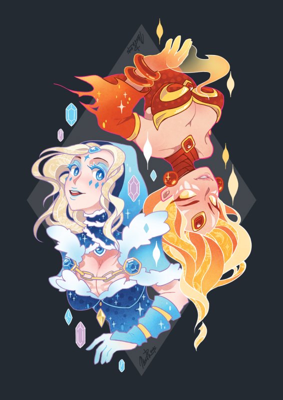 Lina and Crystal Maiden