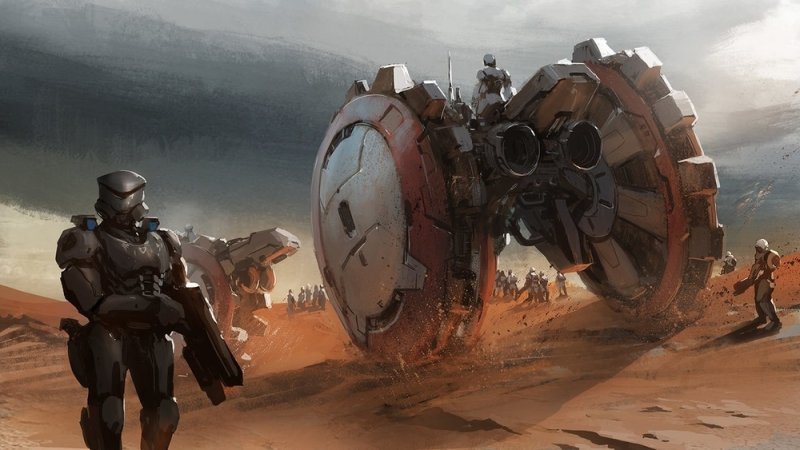 Концепт арт Sci Fi