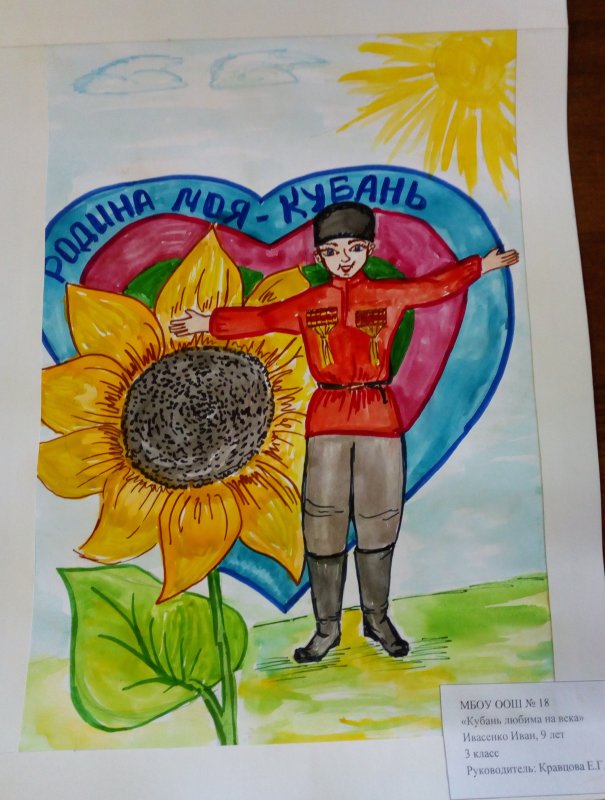 Рисунок на тему Кубань