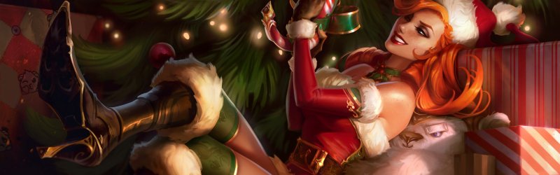 Candy Cane Miss Fortune