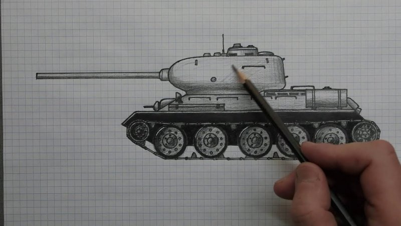 Рисунок танка т 34