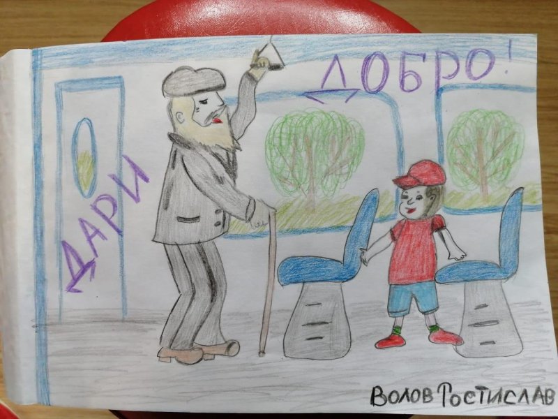 Детские рисунки на тему добрые дела