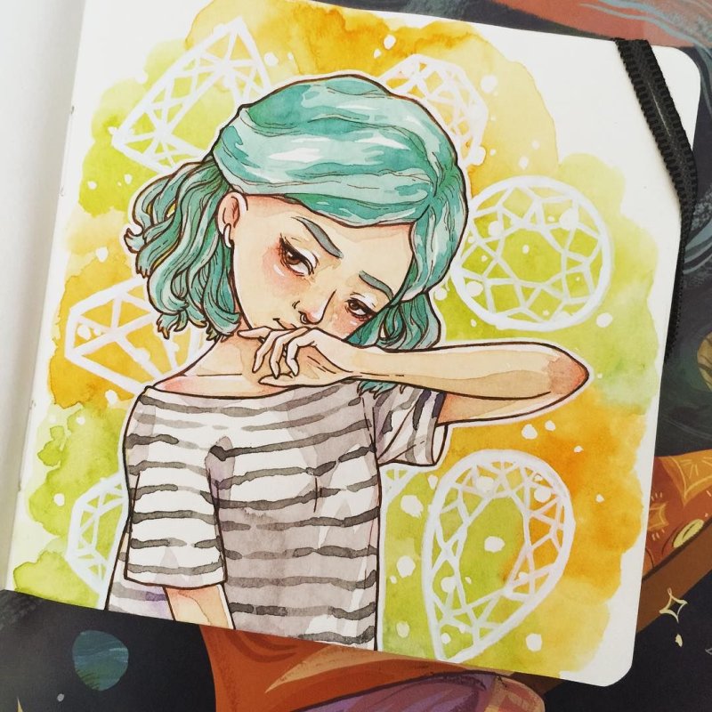 Рисование в скетчбуке