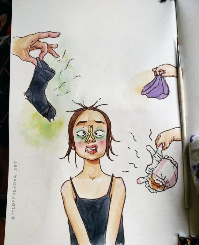 Рисунок из повседневной жизни