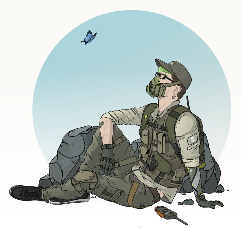 Военный русский медик арт