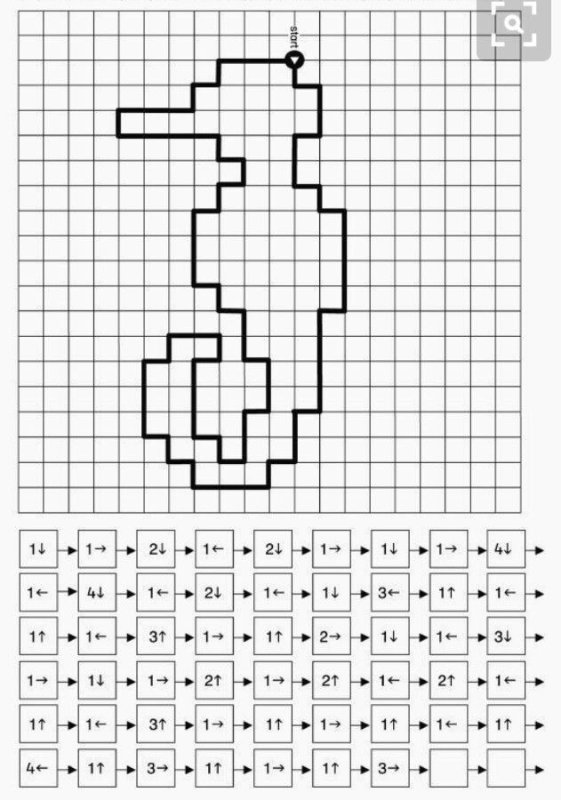 графические диктанты для детей 6 7 лет по клеточкам