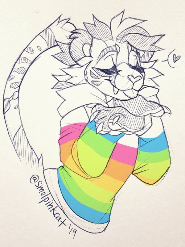 Легкий стиль рисования фурри