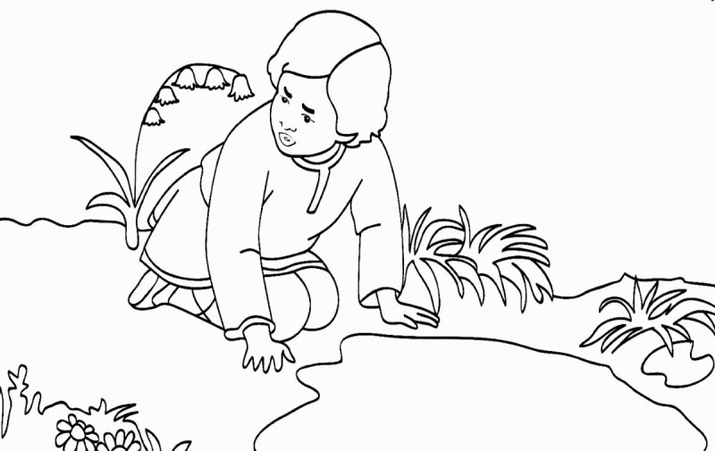 Сестрица Аленушка раскраска