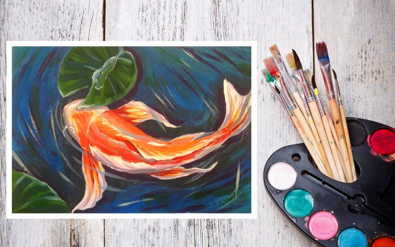Рисунки гуашью