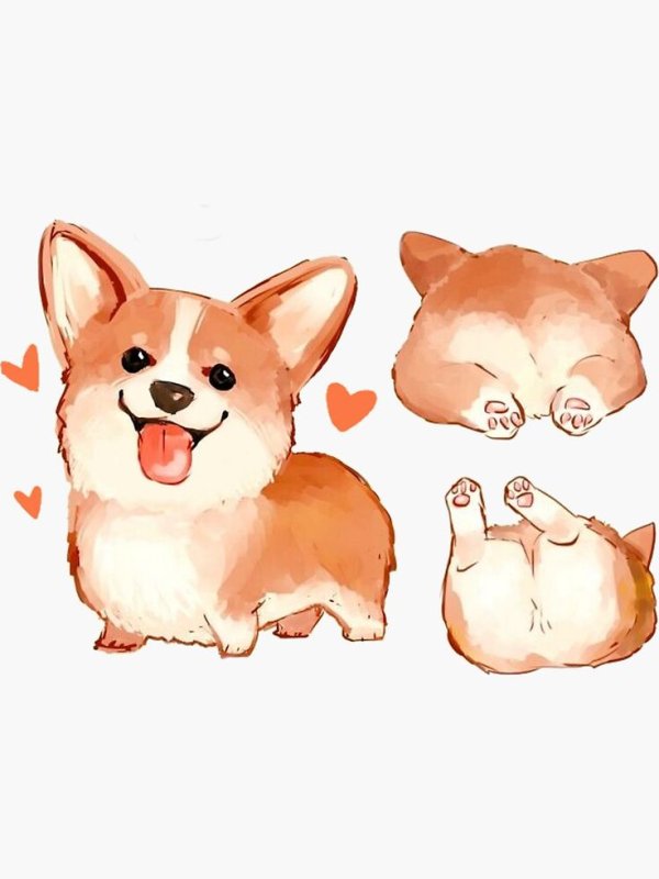 Вельш корги пемброк арт