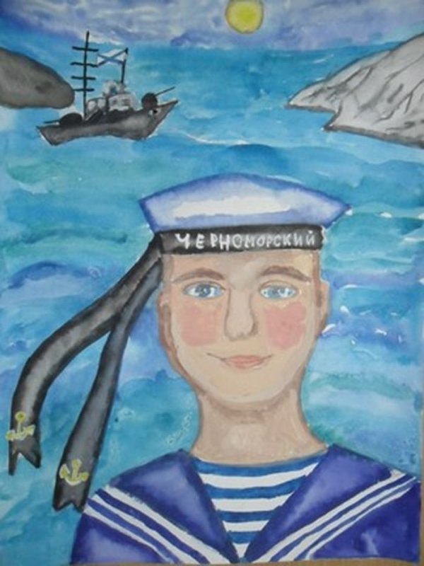 Рисование моряка в подготовительной группе