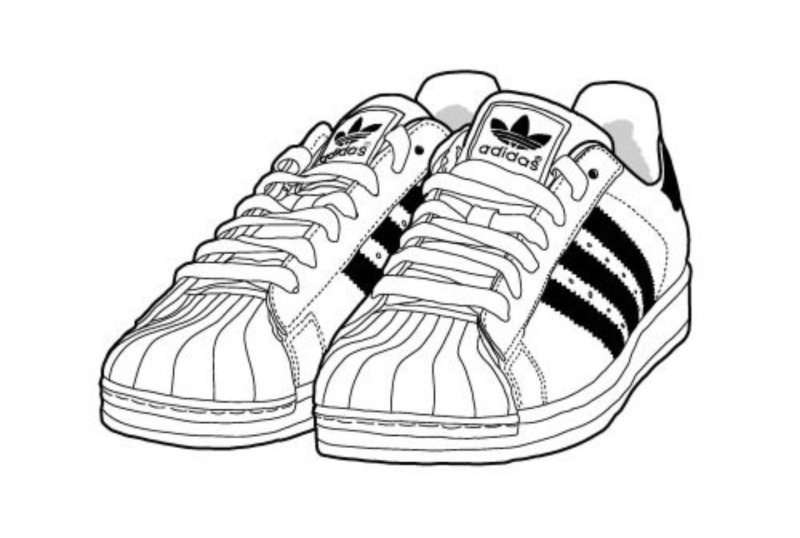 Adidas Superstar vector