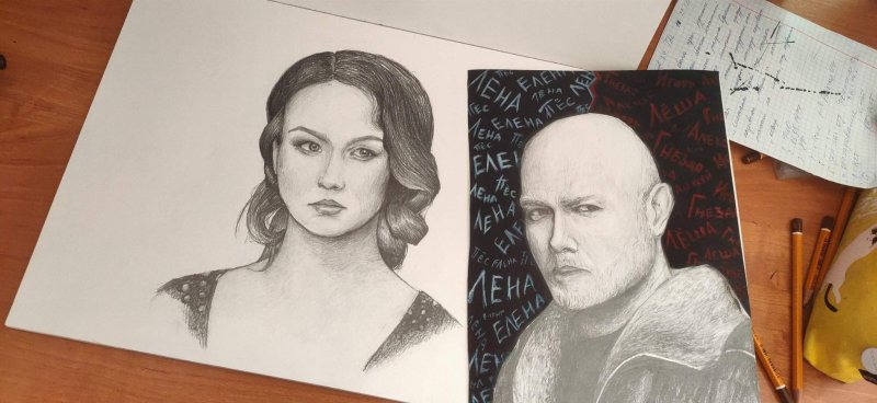 Рисунки из сериалов для срисовки
