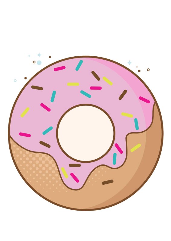 Идеи для рисунков пончики