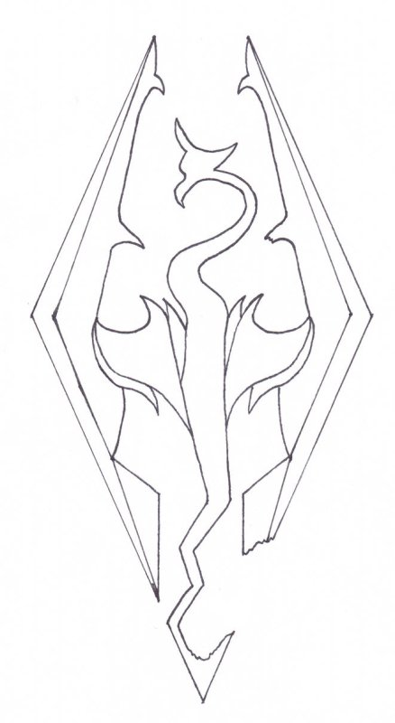 Skyrim раскраска