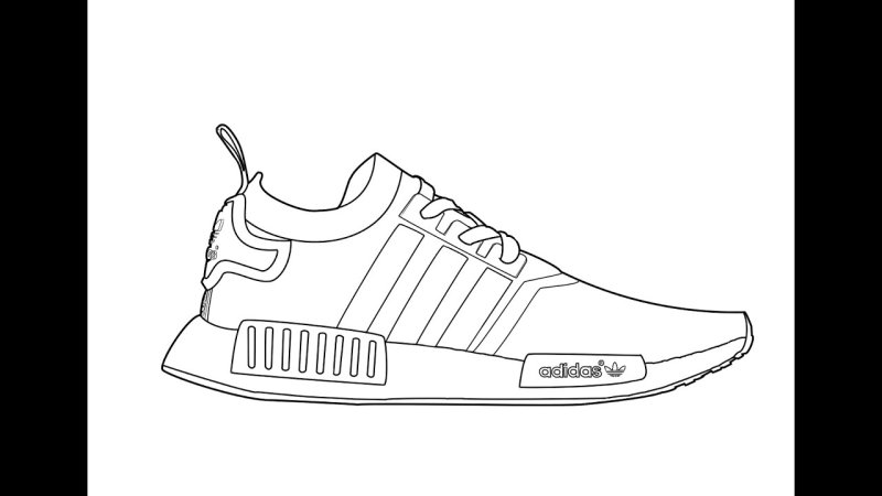 Кроссовки adidas вид сбоку