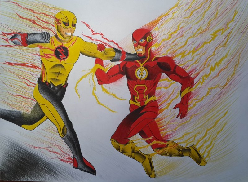 рисунок флеша