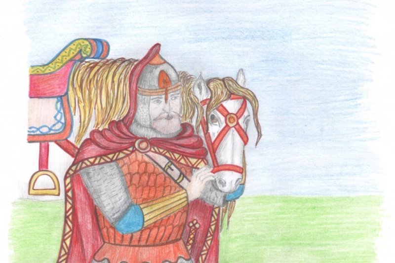 Вещий Олег рисунок