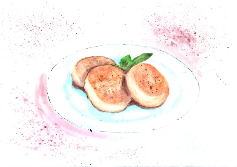 Сырники скетч
