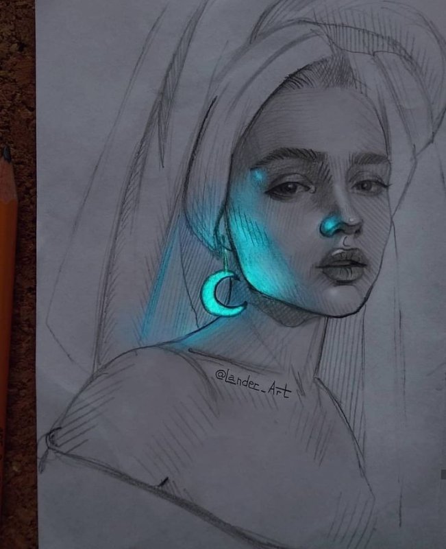 Рисунки для срисовки портреты