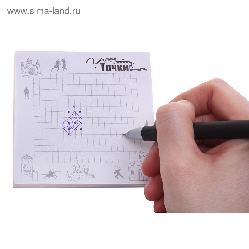 Рисунки в блокноте в точку