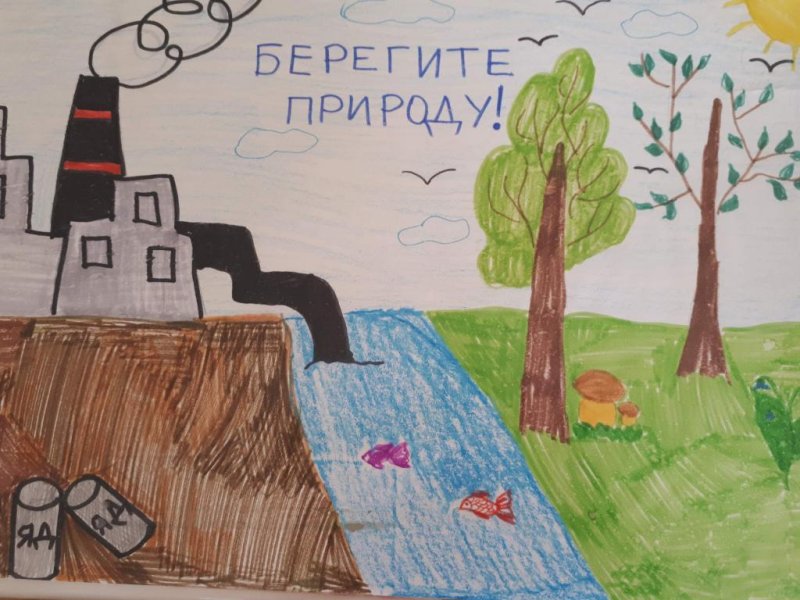 Детские рисунки на тему экология